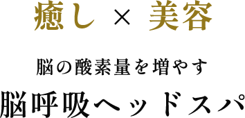 脳の酸素量を増やす 脳呼吸ヘッドスパ